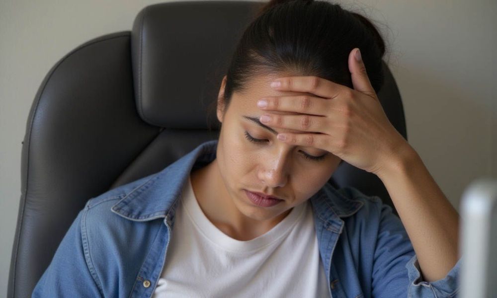 Viêm lộ tuyến cổ tử cung độ 3 gây ra tình trạng mệt mỏi. 
