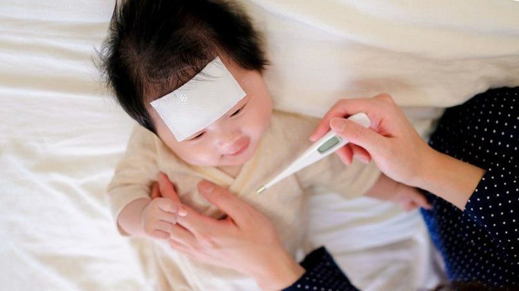 
Mọc răng có thể gây ra tình trạng sốt cho trẻ

