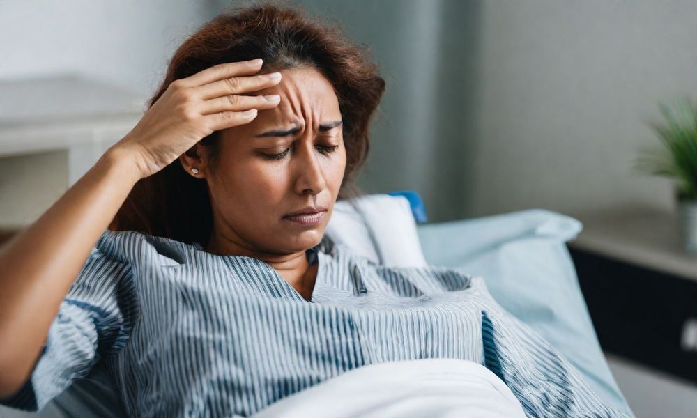 Mệt mỏi, lo âu là một trong những nguyên nhân dẫn đến chu kỳ kinh nguyệt không đều. 