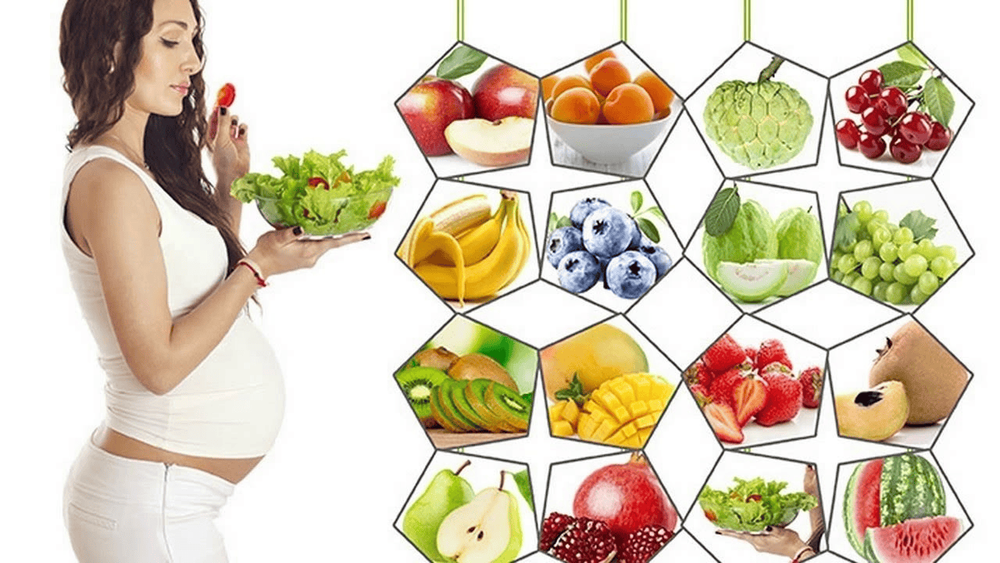 
Mẹ bầu nên duy trì chế độ dinh dưỡng đa dạng, hợp lý.

