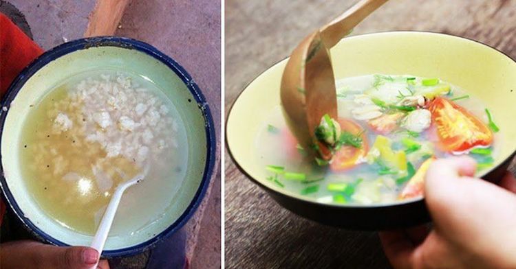 
Cha mẹ không nên tạo thói quen cho trẻ ăn cơm chan canh để tránh gây bệnh dạ dày
