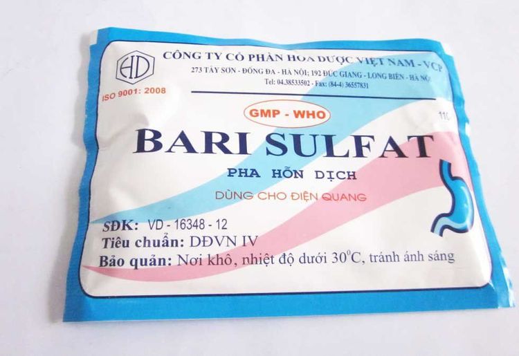 
Hình ảnh Bari Sulfate trên thị trường
