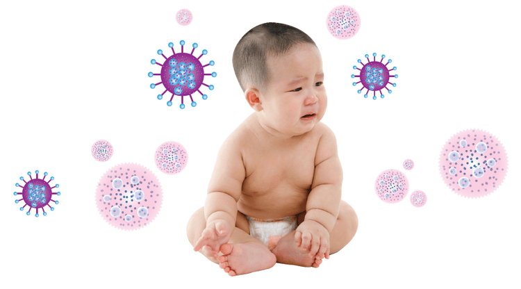 
Sữa mẹ giúp tăng sức đề kháng của trẻ
