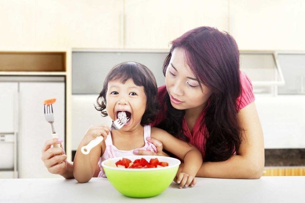 
Món ăn tăng sức đề kháng cho bé là các loại rau củ, hoa quả tươi
